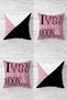 I Love You To The Moon - Hidden Zippered Throw Pillow Sofa Pillow Set (4pcs)