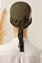 Women's Hijab Seamless Silicone Non-Slip Bonnet Khaki - 4