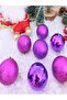 Christmas Ornaments Christmas Tree Ornament Ball 5cm 16 Pieces Purple