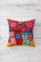 Flowers in the Pot Patterned Hidden Zippered Throw Pillow Cover Sofa Pillow Cover Set (4 Pieces) - 2