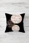 Geometric Patterned Gold Striped Throw Pillow Cover Set - Hidden Zipper Detailed, 4 Pieces - 3