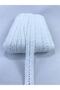 White Perforated Decorative Ribbon 5 Meters for Packaging Ornament Edge Ornament – Decorative Ribbon - 8