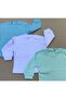Long Sleeve Baby Top (PACK OF 3) (BLUE, WHITE, GREEN) 0-24 Months - 3
