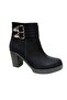 1658-22 Oiled Leather Fashion Zippered Women's Boots