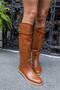 Helsin Women's Tan Accessory Detail Boots - 4