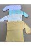 Long Sleeve Baby Top (PACK OF 4) (WHITE, WATER GREEN, CREAM, YELLOW) 0-24 Months - 3