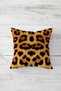 Leopard Patterned Combination Hidden Zippered Throw Pillow Cover Sofa Pillow Cover Set (4pcs) - 3