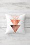 Hidden Zippered Nested Triangle Throw Pillow Cover Set - Seat and Pillow Set (4pcs) - 3