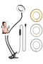 Youtuber, Influencer Adjustable Lighted, Live Streaming, Video Recording Light 3 Colors Phone Holder - 5