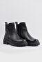 Women's Black Genuine Leather Chelsea Boots & Booties Size 35-41 - 2