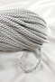 Cord Rope Gray Color 8 mm 20 Meters for Making Supla – Decorative Ribbon, Stylish Design, Women's Accessory - 4