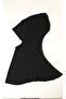 Women's Hijab with Neck Collar, Lycra Flexible Ninja Cap, Black - 5