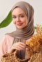حجاب شال قطن ممشط بيج