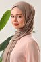حجاب شال قطن ممشط بيج - 2