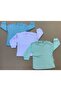 Long Sleeve Baby Top (PACK OF 3) (BLUE, WHITE, GREEN) 0-24 Months - 2