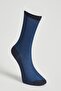 Men's Navy Blue-sake Bamboo Socks