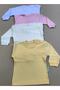 Long Sleeve Baby Top (PACK OF 4) (WHITE, PINK, CREAM, YELLOW) 0-24 Months - 2
