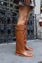 Helsin Women's Tan Accessory Detail Boots - 2