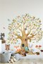 Tree House of Cute Friends Kids Room Wall Sticker
