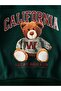 Kids California Teddy Bear Printed Hooded Sweatshirt - 4