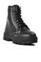 Arz2301002-f Black Fur Lined Zippered Children's Boots