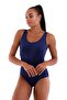 Swimming Suit, Navy Blue Color, Gifted with a Cap - 2