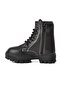 Arz2301001-p Black Fur Lined Zippered Children's Boots - 2