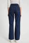 Dynamo Dark Blue High Waist Lycra Wide Leg Denim Jeans - 6