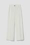 Brabus Women's White Pleated High Waist Wide Leg Loose Pants Palazzo - 4