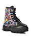 Arz2301001-p Black Fur Lined Zippered Children's Boots - 3