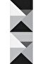 Premium Thai Feather Woven Stain Resistant Fabric Tablecloth Geometric Runner 40x140cm Rnr347 - 2
