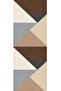 40x140cm Runner Woven Stain Resistant Premium Thai Feather Fabric Tablecloth Geometric Rnr391 - 2