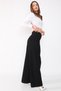 Hampden Black High Waist Lycra Wide Leg Denim Jeans - Wide Leg - 2