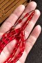 Signed 7x11 Mm Red Fire Amber Prayer Beads Master Worked Dice Amber Gift Prayer Beads with Wooden Box - 3