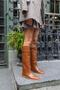 Helsin Women's Tan Accessory Detail Boots - 8