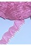 Pleat Wheel of Fortune Ribbon. 3.5cmx2meter. Dried rose