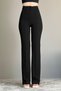 Summer Time Women's Black Striped High Waist Loose Leg Trousers Palazzo - 3