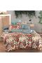 Poplin Fancy Double Duvet Cover Set - Watch V1 Tan