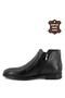11925251C Men's Genuine Leather Boots Black - 3