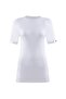 9258 Unisex White Crew Neck Short Sleeve Thermal - 2