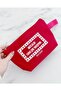 Red Happiness Approaches You Very Much Zipper Bag