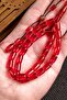 Signed 7x11 Mm Red Fire Amber Prayer Beads Master Worked Dice Amber Gift Prayer Beads with Wooden Box - 2