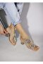 Nude Transparent Slippers with Buckle Detail - 2
