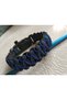 Paracord Cobra Embroidered Model Fire Starter + Compass Survival Emergency Bracelet - 3