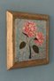 Marbled Pattern Solid Framed Stone Table 28X28 cm - 2