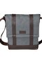 Unisex Blue Laptop Compartment Crossbody Messenger Bag with Shoulder Strap-373 - 4