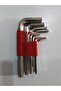 Cup Allen Key Set, Straight Corner, Short, 120mm, 9 Pieces - 2