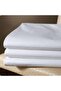 3 Pieces Cotton Zippered White Pillow Case