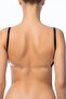 Women's Back Transparent Supportive Evening Dress Wedding Engagement Graduation Bra - Black 3586 - 6