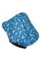 Unisex Baby Blue Feather Baby Carrier Cover - 4